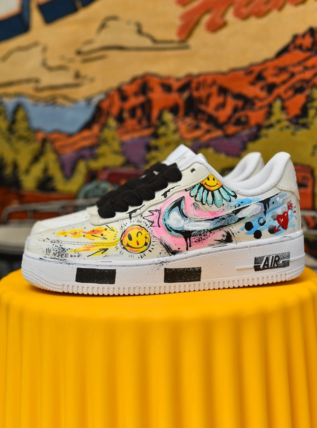個性化客製球鞋NIKE愛心小雛菊
