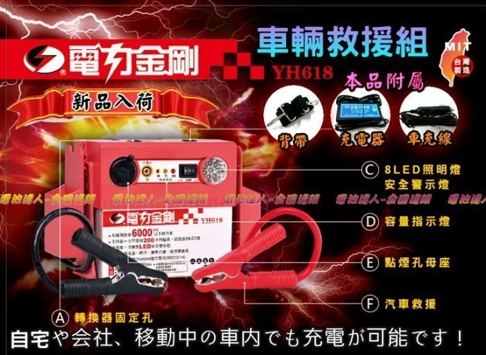 【鋐瑞電池】電力金剛 移動電源 YH618-Z5 戶外用電 露營 擺攤 水族打氣 停電救災 婚紗攝影 休閒娛樂 電源供應
