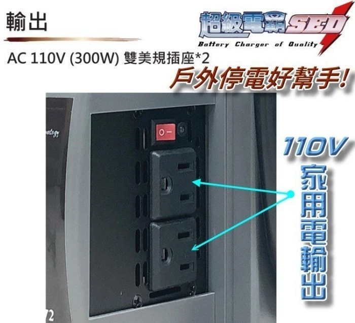【鋐瑞電池】超級電匠 110V電力 無敵電匠 MP822AC30 救車電霸 大型車輛 啟動救援 USB充電 LED照明