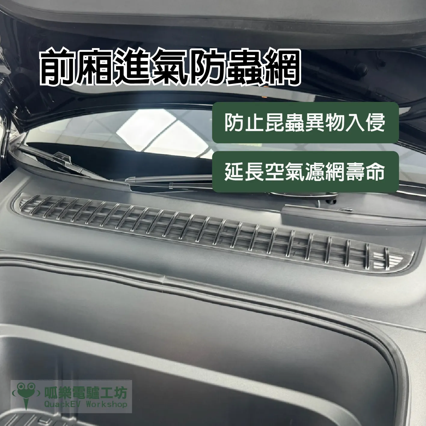前廂進氣防蟲網 (Medel 3 /Medel Y版本皆有)