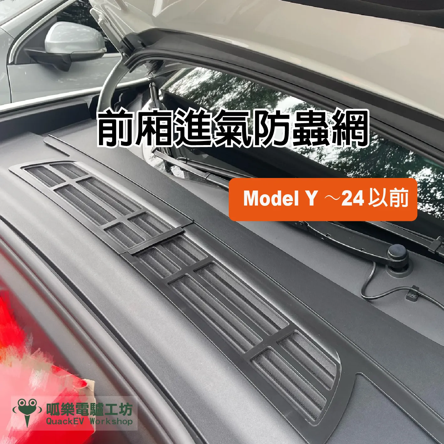 前廂進氣防蟲網 (Medel 3 /Medel Y版本皆有)