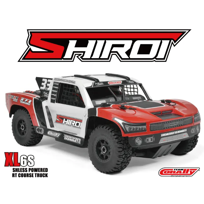 《 1/8 無刷短卡 SHIROI 6S 》｜Team Corally遙控車｜