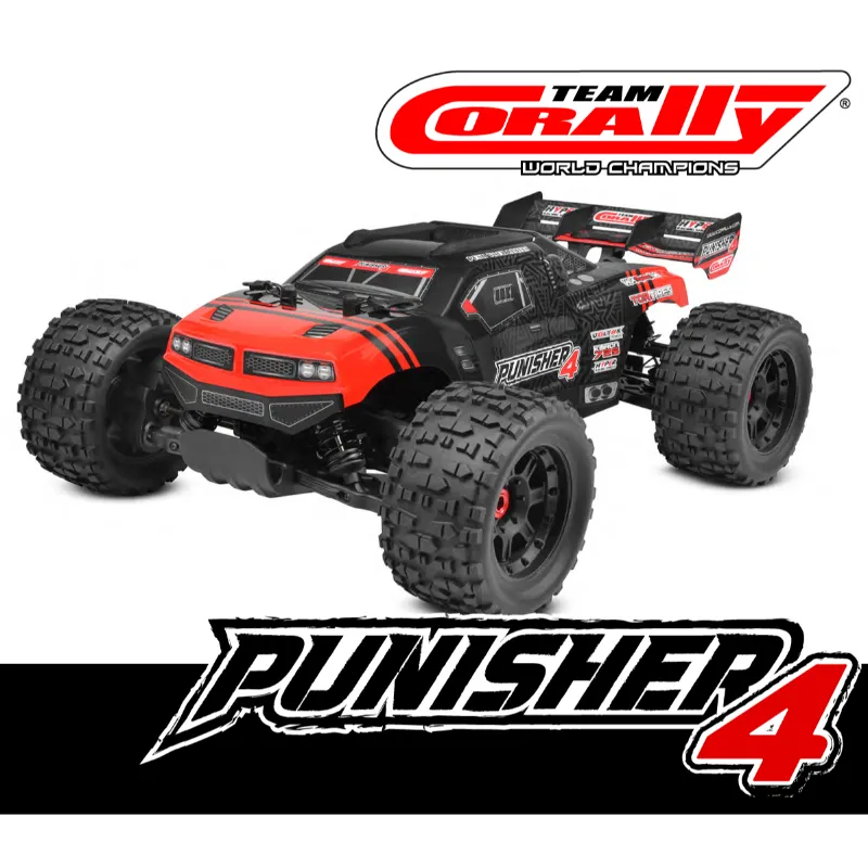 《 1/9 無刷大腳 PUNISHER 4S 》｜Team Corally遙控車｜