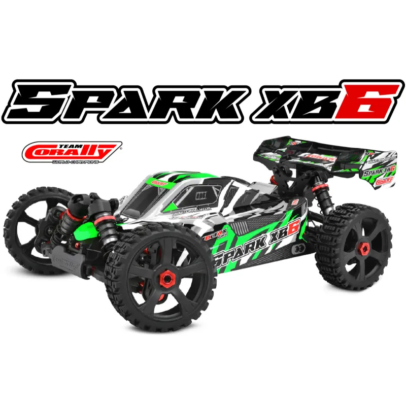 《1/8 無刷越野 SPARK XB6 6S》｜Team Corally遙控車｜