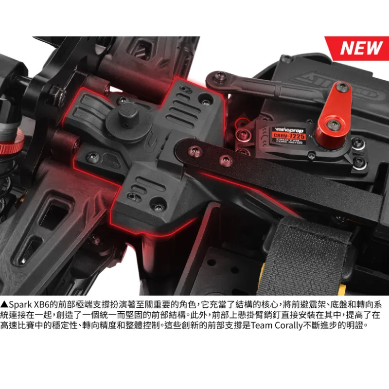 《1/8 無刷越野 SPARK XB6 6S》｜Team Corally遙控車｜