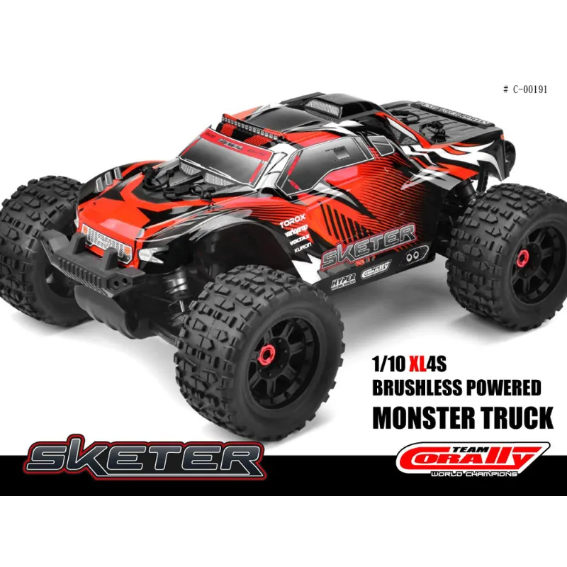 《 1/10 無刷大腳 SKETER 4S 》｜Team Corally遙控車｜