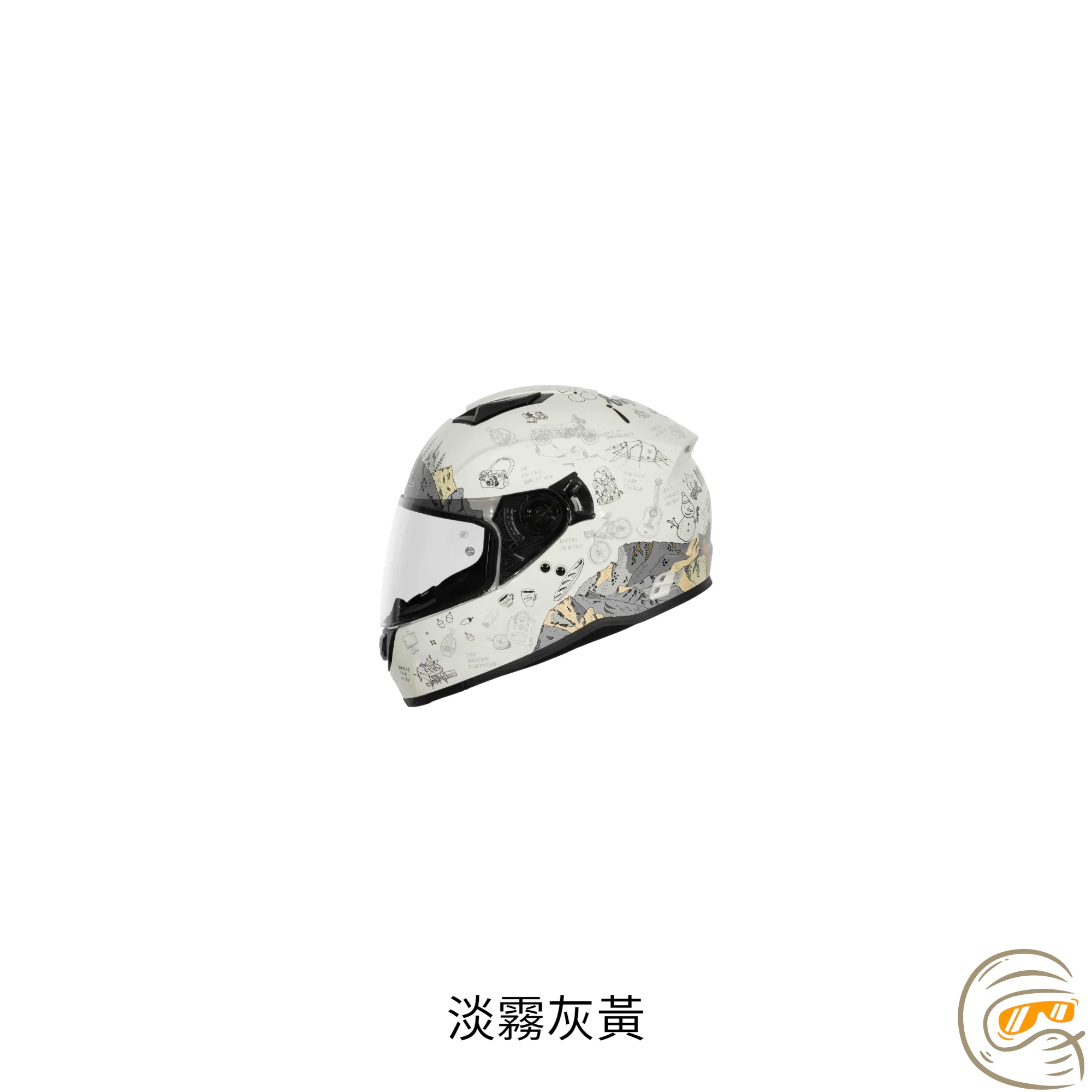 SOL Helmet SF-7 彩繪  探險者 內墨鏡 全罩式 安全帽