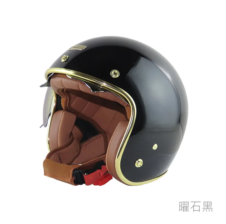 （新色登場）Ninja 華泰 KK806B 涼感皮革內襯 多層膜內墨鏡 四分之三 復古帽