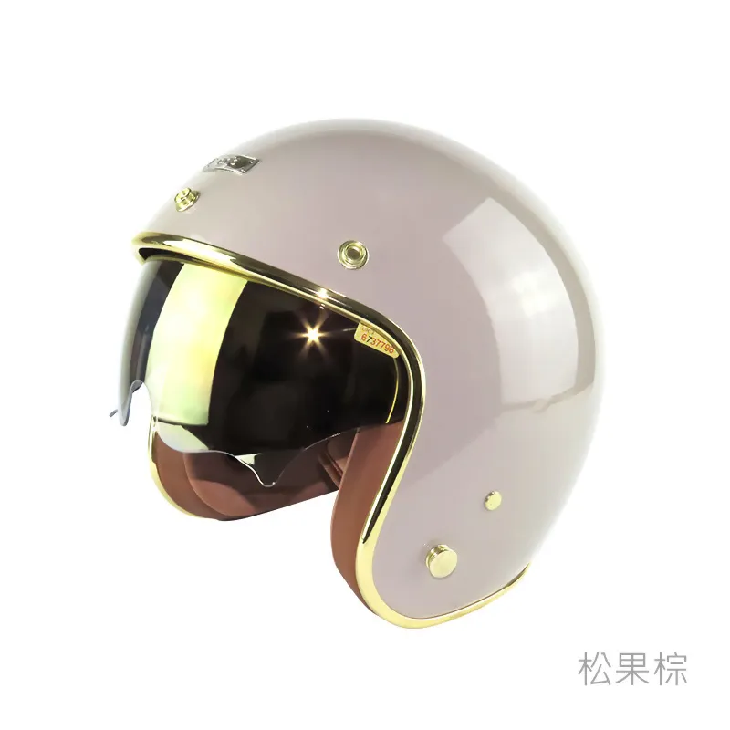 （新色登場）Ninja 華泰 KK806B 涼感皮革內襯 多層膜內墨鏡 四分之三 復古帽