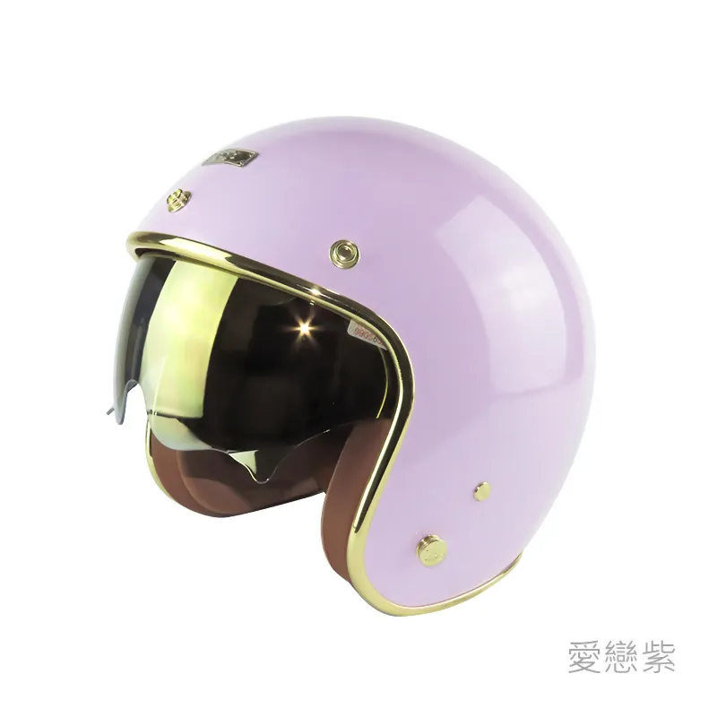 （新色登場）Ninja 華泰 KK806B 涼感皮革內襯 多層膜內墨鏡 四分之三 復古帽