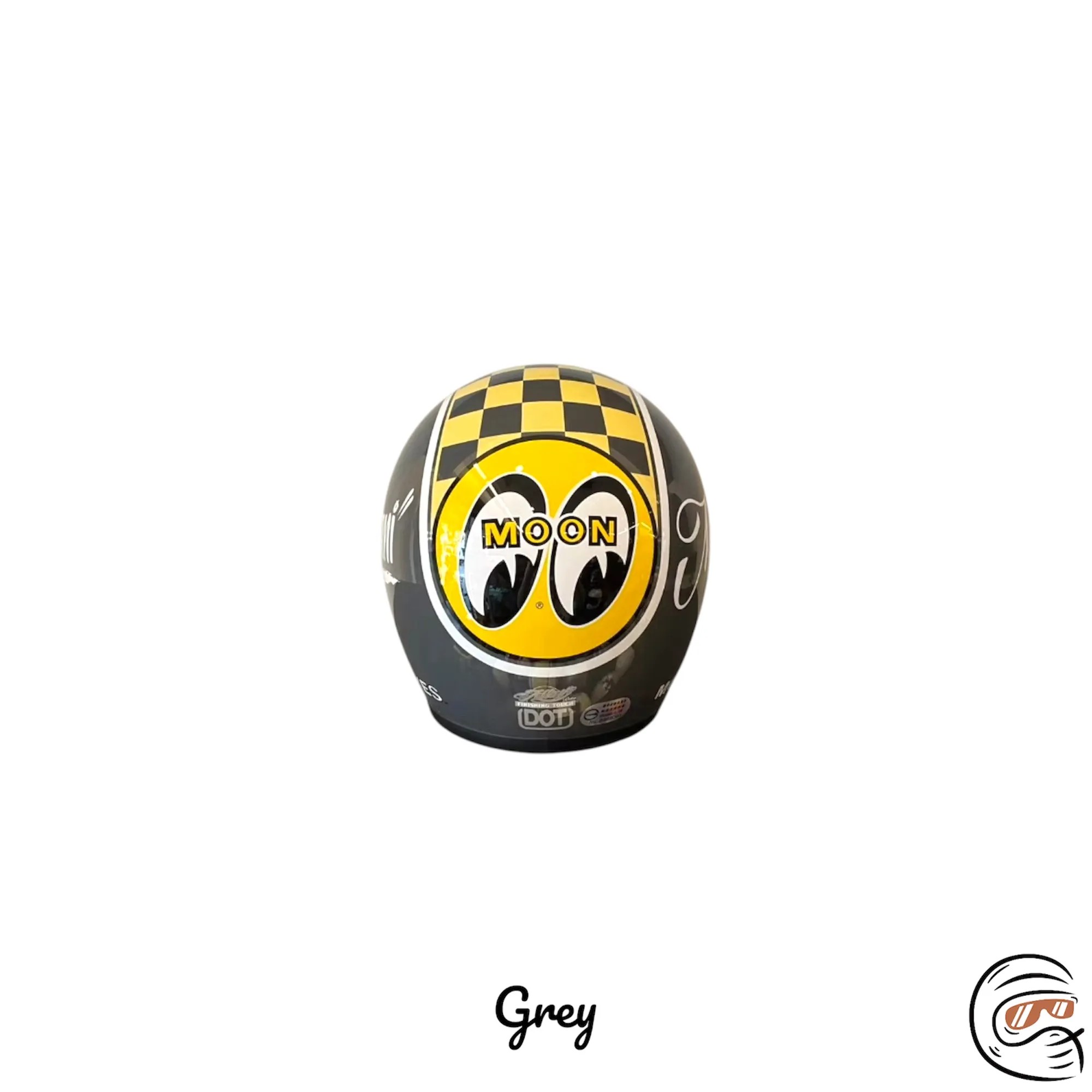 Gallop X Mooneyes 台灣限定 四分之三 安全帽