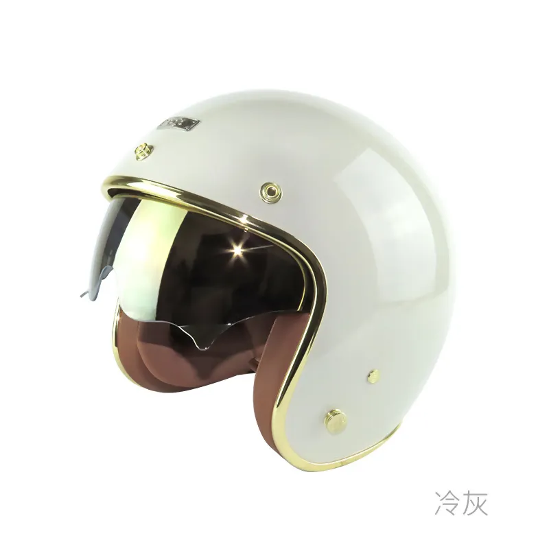 （新色登場）Ninja 華泰 KK806B 涼感皮革內襯 多層膜內墨鏡 四分之三 復古帽