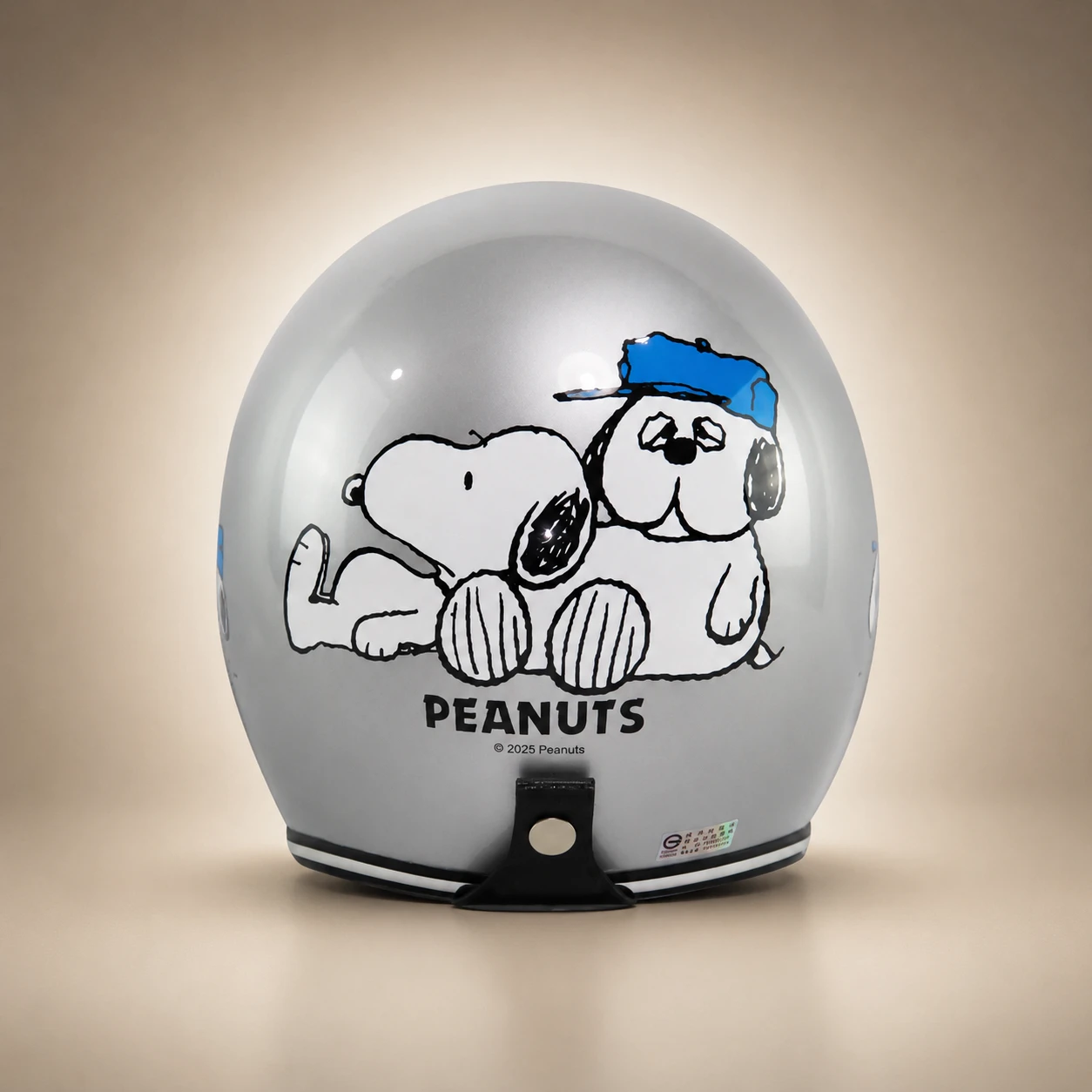 正版授權❗️Snoopy × Olaf｜Peanuts 聯名 4分之3安全帽｜全可拆洗｜內墨鏡騎士帽