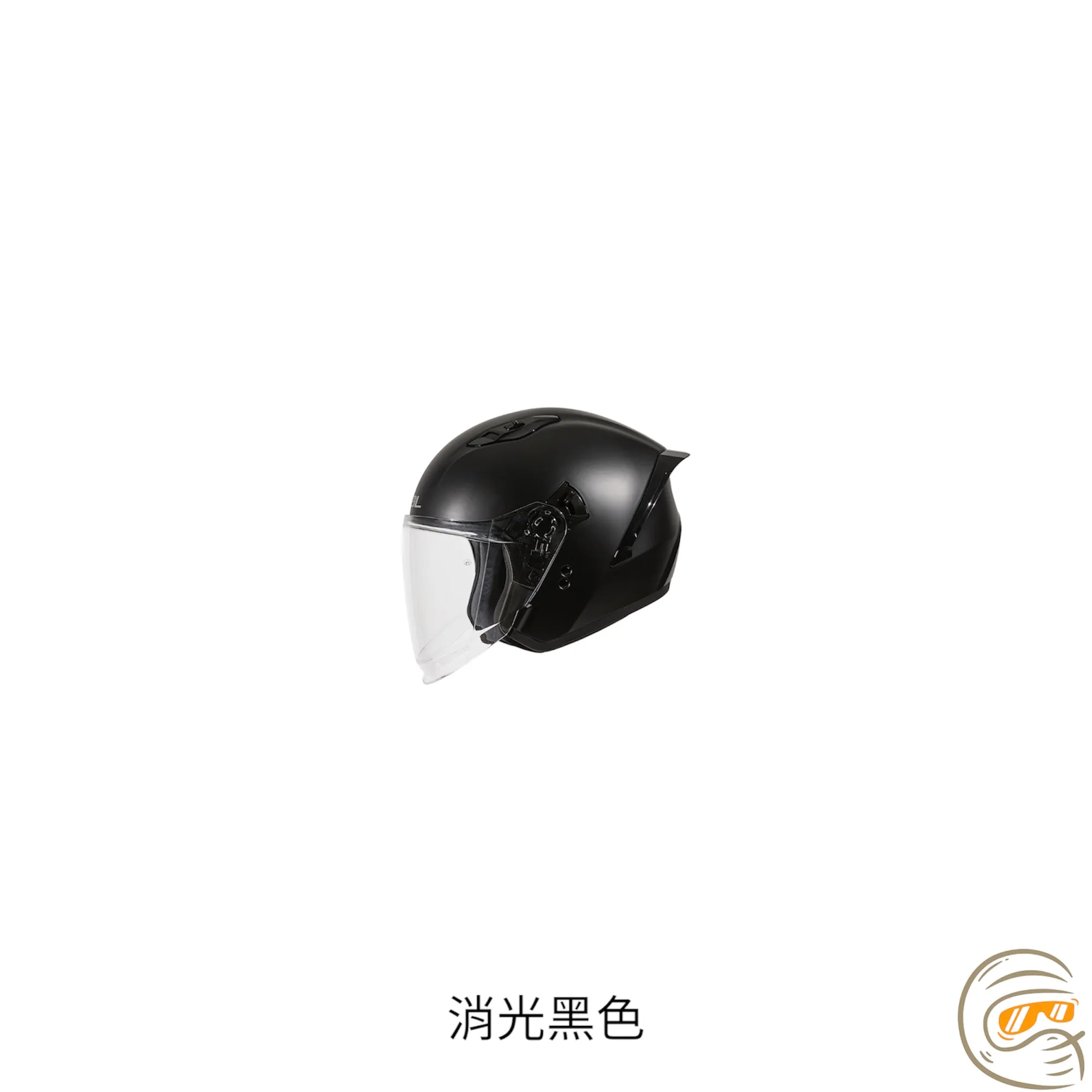SOL Helmet SO-11P 素色 四分之三 安全帽/配件