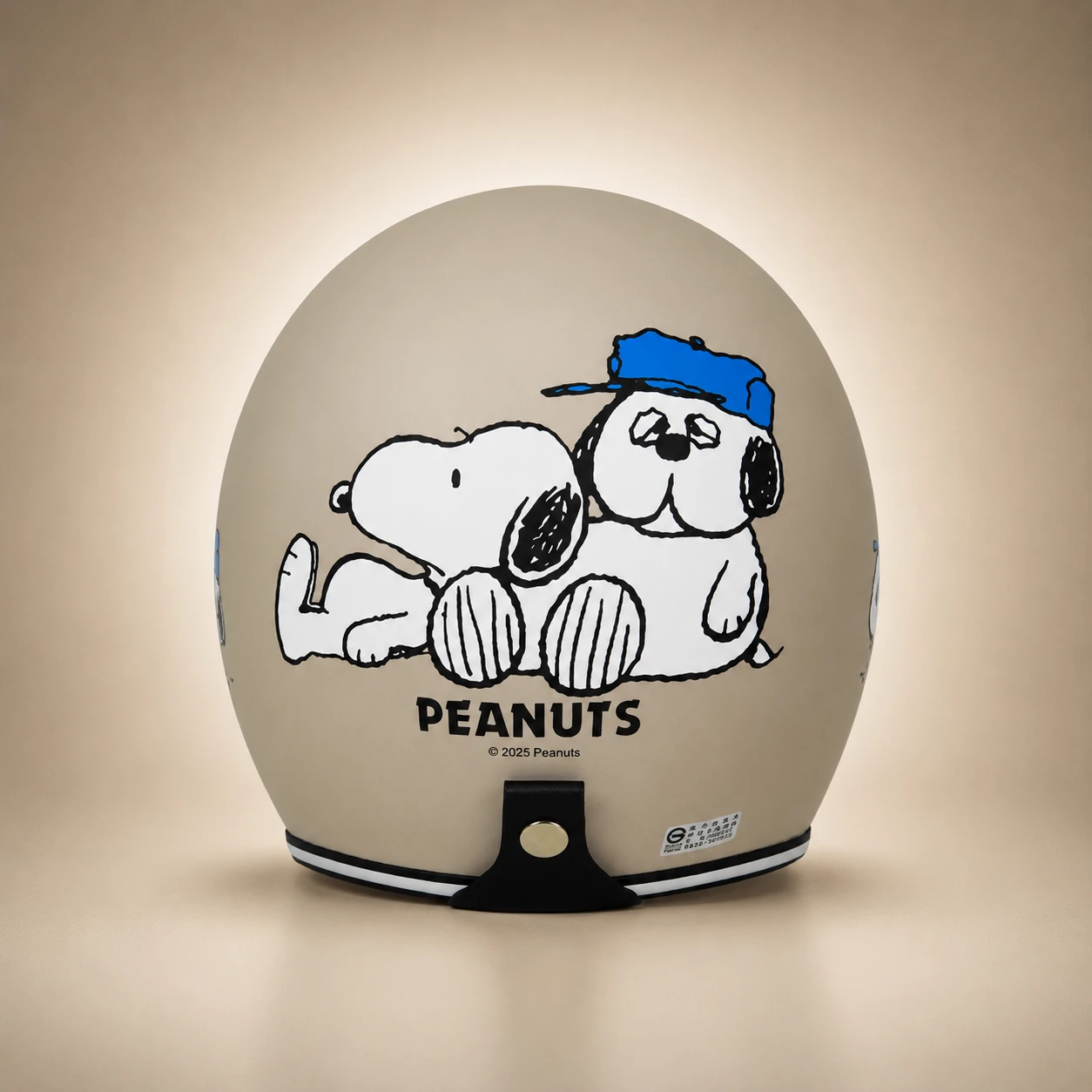 正版授權❗️Snoopy × Olaf｜Peanuts 聯名 4分之3安全帽｜全可拆洗｜內墨鏡騎士帽