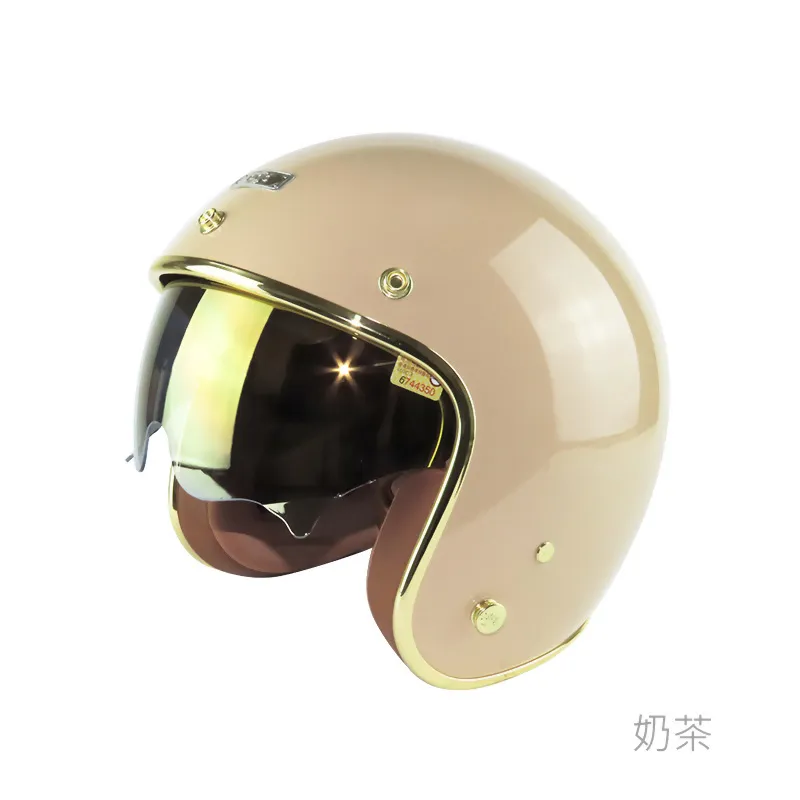 （新色登場）Ninja 華泰 KK806B 涼感皮革內襯 多層膜內墨鏡 四分之三 復古帽
