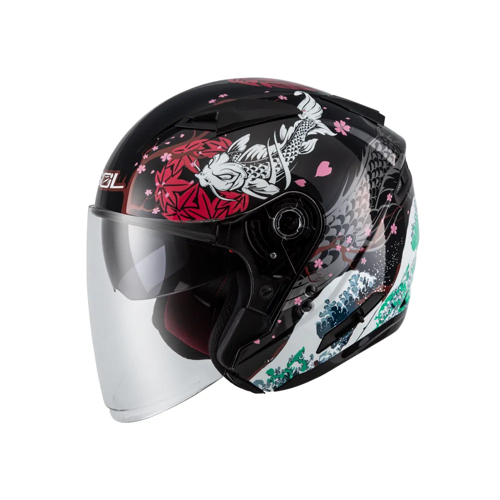 SOL Helmet SO-7E 浮世繪 四分之三 安全帽