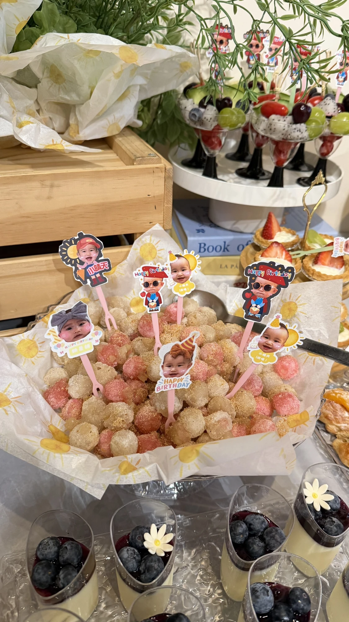 客製寶寶點心蛋糕插牌