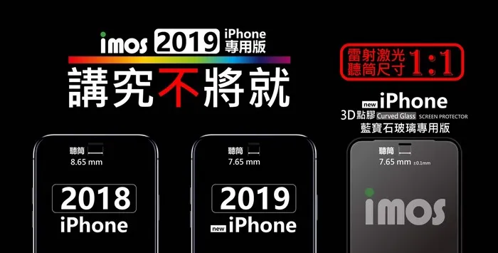 IMOS iPhone 14 Pro Max (6.7) 2.5D/人造藍寶石康