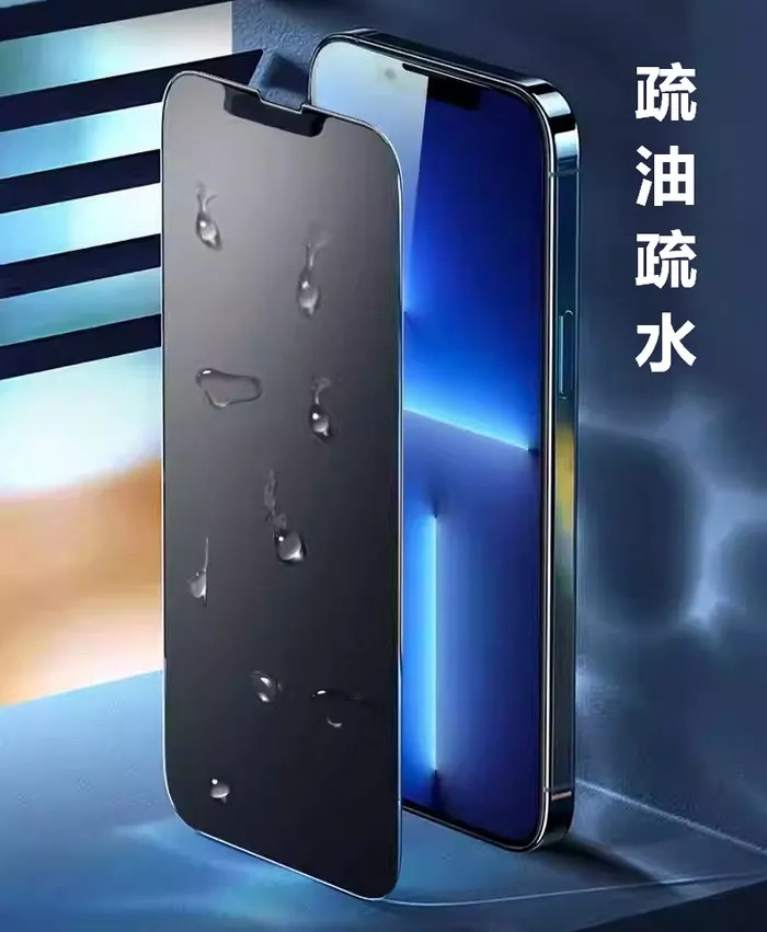 霧面防窺-牛角-滿版-i15 Pro