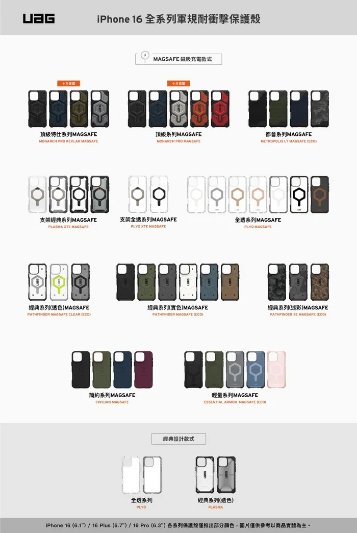 UAG 磁吸全透款-iPhone 16