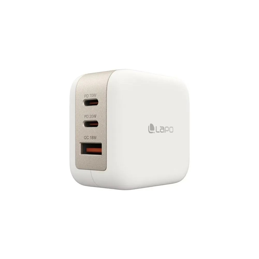 LaPO 70W 氮化鎵3口極速充電器 Lch70