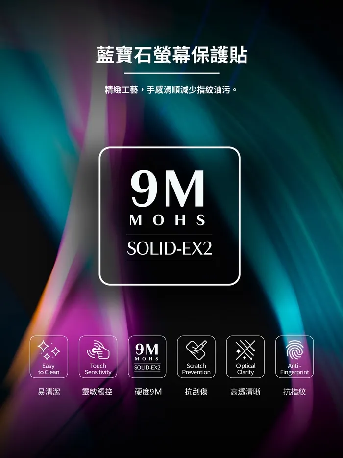 IMOS(9M人造藍寶石)玻璃貼