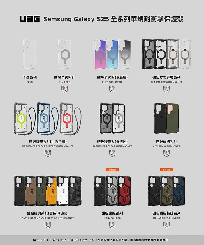 UAG 磁吸頂級版款-Samsung S25