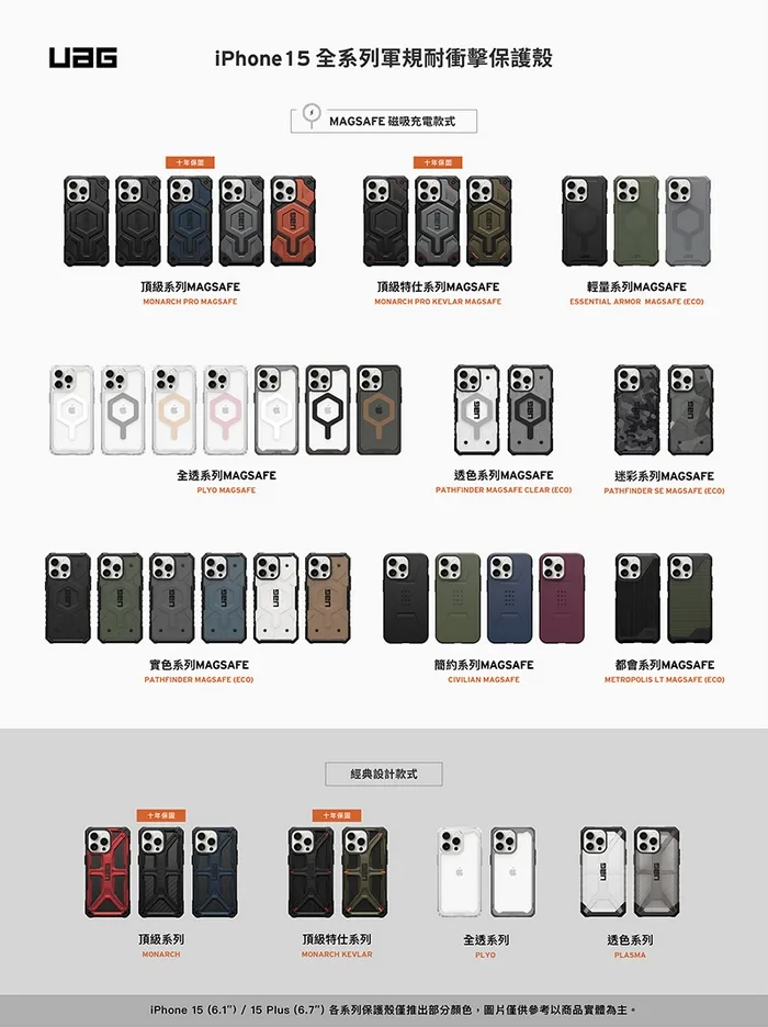 UAG (磁吸)頂級(特仕)款-iPhone 15
