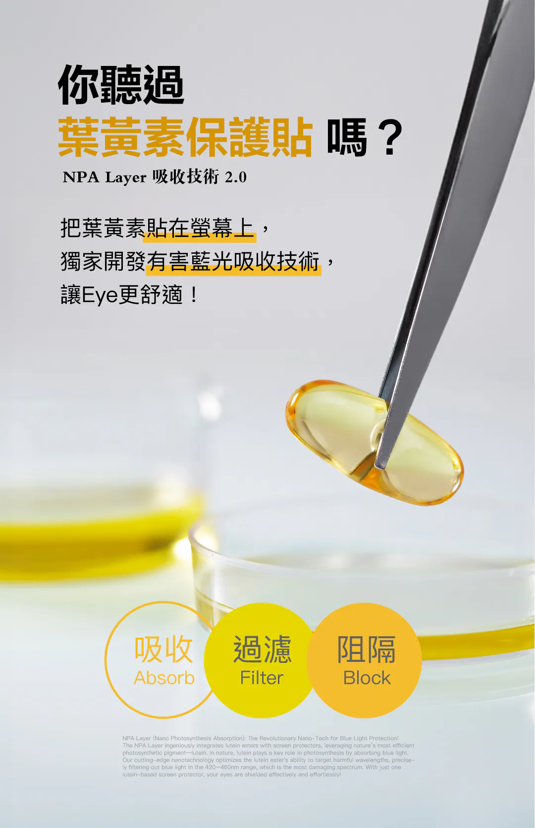 SimmpoR P80-防窺抗藍光護眼保護貼