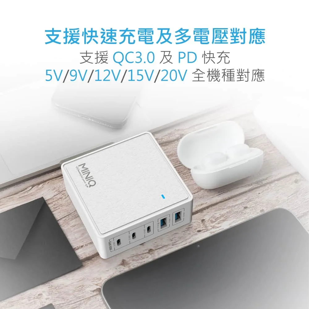 MINIQ DK200T 95W 五合一 氮化鎵 電源供應器