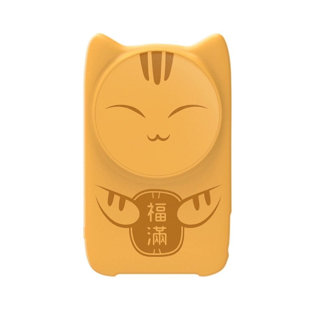 黃 POLYBATT療瘉貓 22W 磁吸無線行動電源