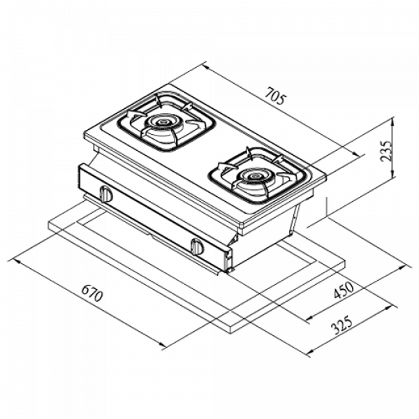 銅爐頭嵌入爐