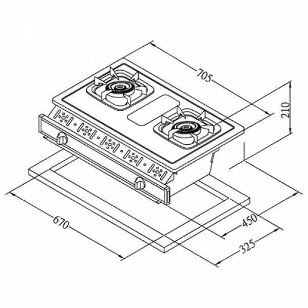 銅爐頭嵌入爐