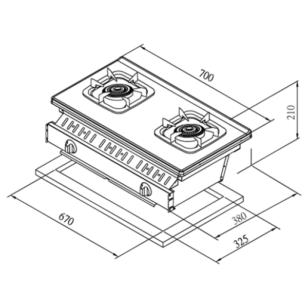 三環銅爐頭嵌入爐