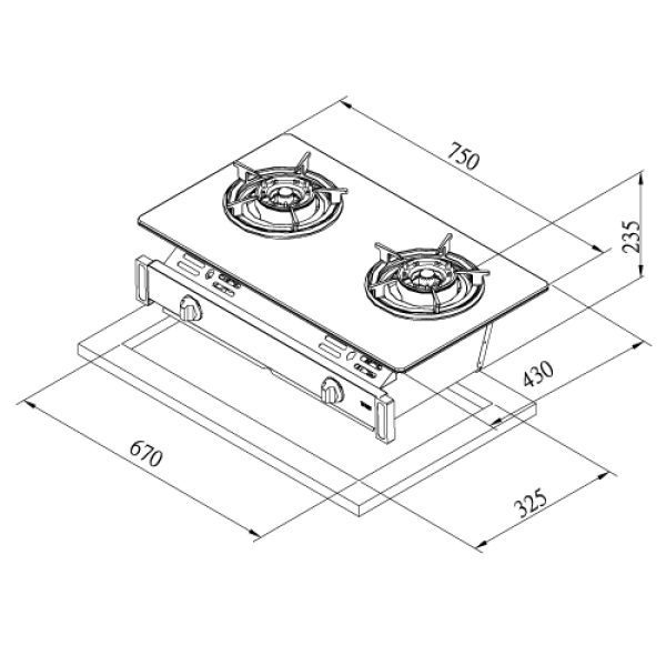 玻璃嵌入爐