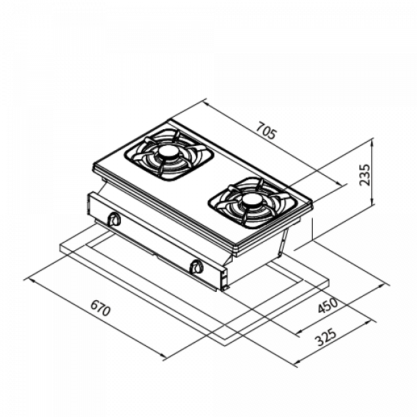 一級單環嵌入爐