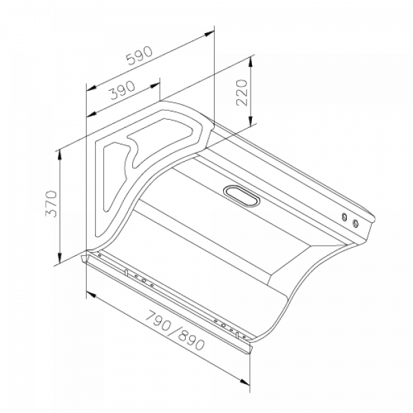 直吸式斜背排油煙機