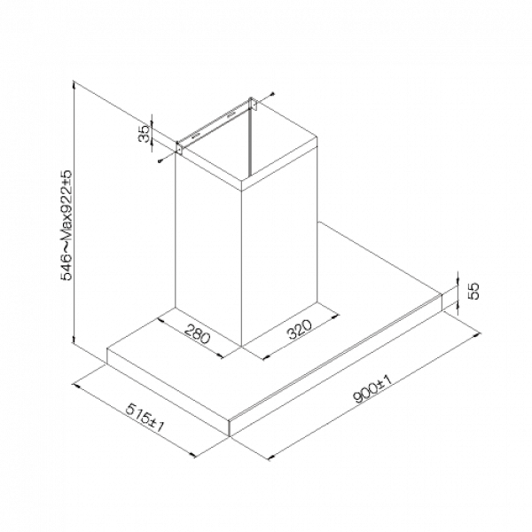 倒T歐化排油煙機