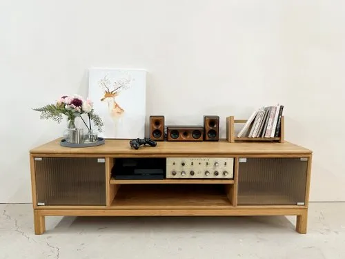 MORE Silence TV Cabinet  靜日電視櫃  | 玻璃音響櫃  