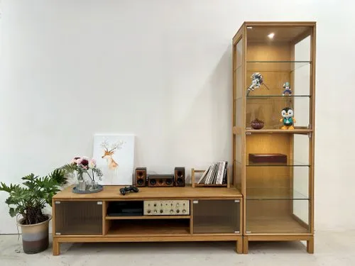 MORE Silence TV Cabinet  靜日電視櫃  | 玻璃音響櫃  