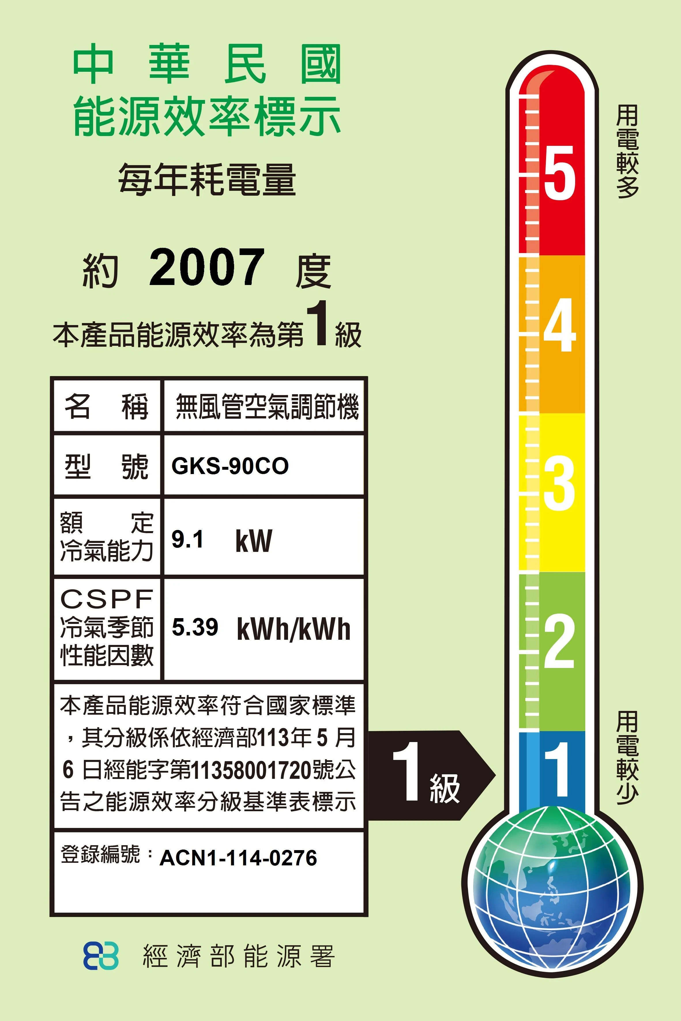 格力尊爵GKS-90CO/I冷專變頻分離式