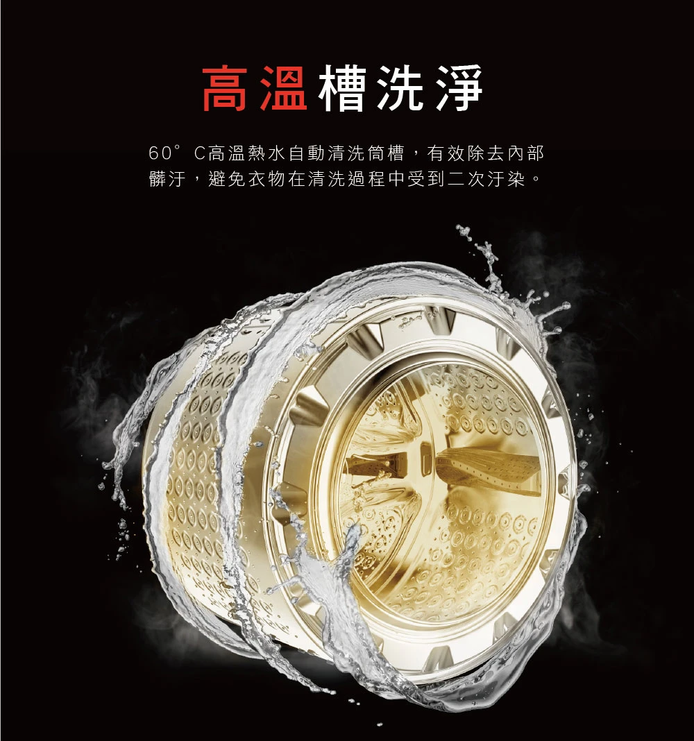 禾聯HWM-C1243V變頻洗脫烘滾筒式洗衣機12KG