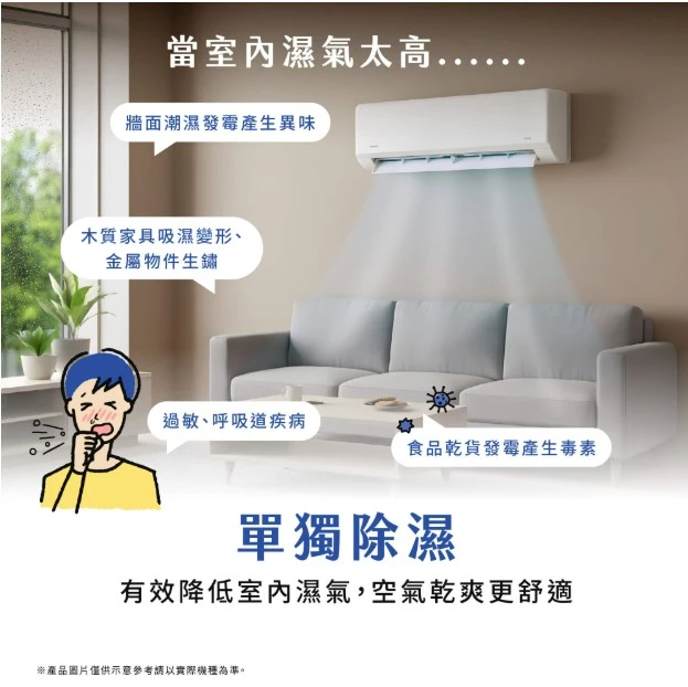 禾聯耀金典雅HI/HO-LA41B冷專變頻分離式