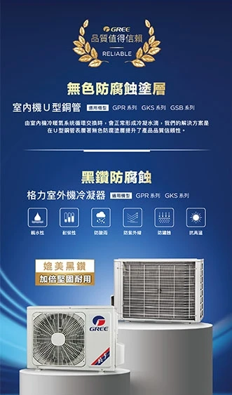 格力新旗艦GPR-63HO/I冷暖變頻分離式