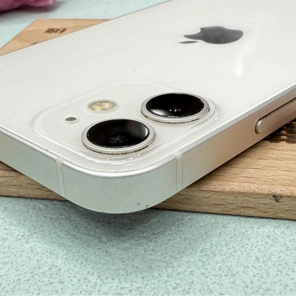 iPhone 12 mini 128g 白 電池100% 換過原廠相機跟副廠螢幕 無臉部識別 無盒裝