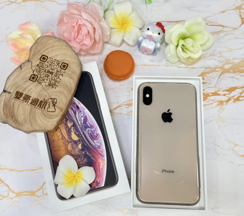 iPhone XS 64g 金 副廠電池100% 無盒裝有配件 （背板小刮傷）  