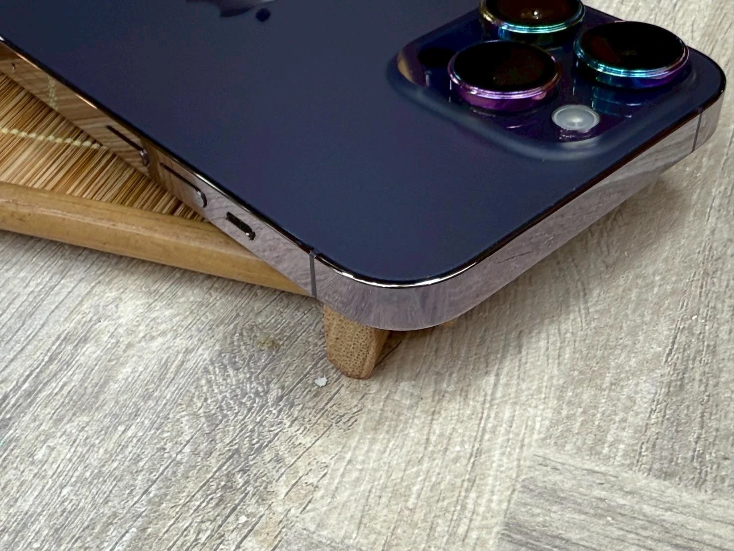 iPhone 14 pro max 128g 紫 電池86% 無盒裝有配件