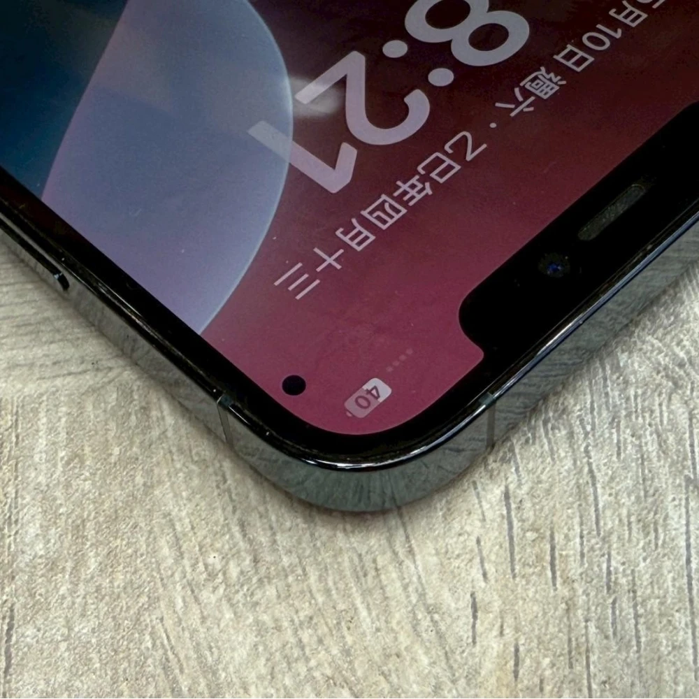 iPhone 12 pro 128g 藍 副廠電池100% 螢幕有一點漏液 無臉部識別 主相機壞掉 