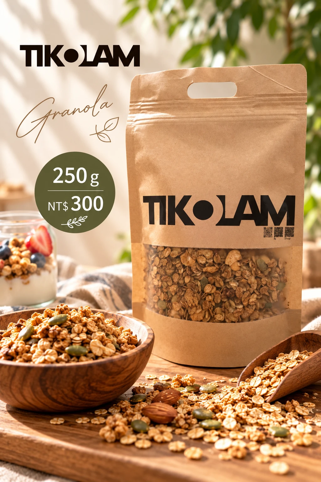 手工養生烤燕麥 250g